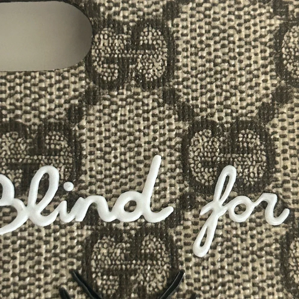Gucci IPhone Case Monogram Bee Blind For Love New With Box